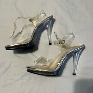 Chic Transparent Stiletto Heels